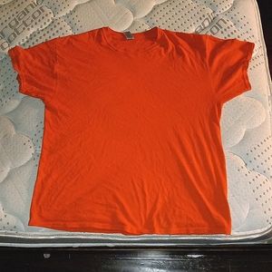 Orange simple teeshirt XL